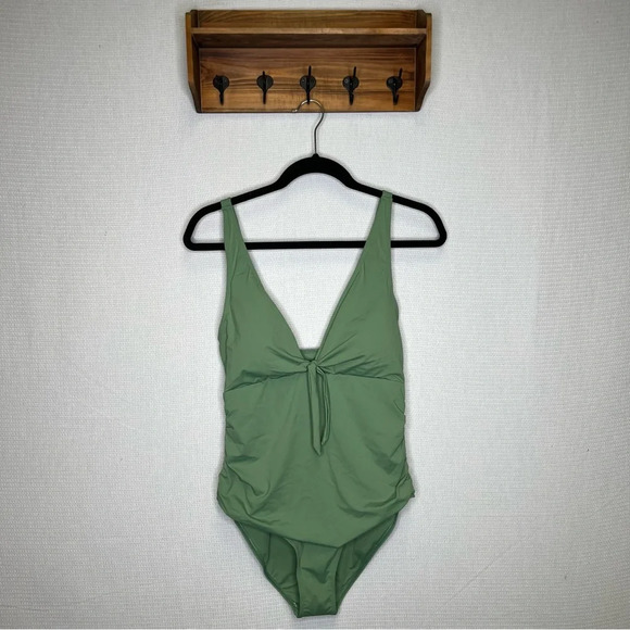 Nicole‎ Miller | NWT Green One Piece Swimsuit Large Woman’s - Picture 1 of 8